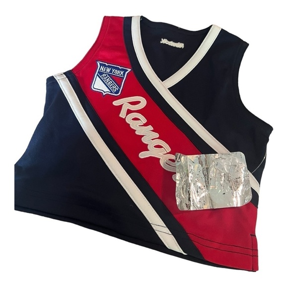 NHL Toddlers Cheerleading NHL Rangers V Neck Top NEW & NWOT - Picture 1 of 11